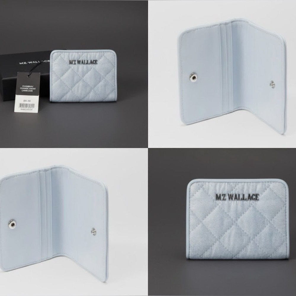 MZ Wallace Crosby Card Case-Chambray